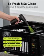 GOOBAY ηλεκτρικό air duster 77830, 100W, 6000mAh, μαύρο 2