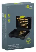 GOOBAY σετ τρυπάνια 77850 για μέταλλο, HSS, 1.5-10mm, κυλινδρικό, 15τμχ 19 GOOBAY σετ τρυπάνια 77850 για μέταλλο, HSS, 1.5-10mm, κυλινδρικό, 15τμχ 9