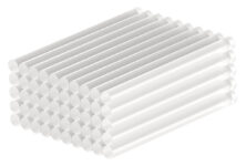 GOOBAY ράβδοι σιλικόνης 77851, Φ7mm x 100mm, διάφανο, 50τμχ