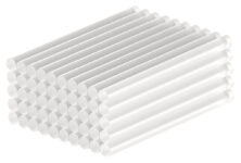GOOBAY ράβδοι σιλικόνης 77853, Φ11mm x 200mm, διάφανο, 50τμχ
