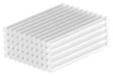 GOOBAY ράβδοι σιλικόνης 77853, Φ11mm x 200mm, διάφανο, 50τμχ