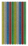 GOOBAY ράβδοι σιλικόνης 77855, Φ11mm x 200mm, glitter διάφορα χρώματα, 10τμχ