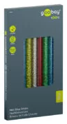 GOOBAY ράβδοι σιλικόνης 77855, Φ11mm x 200mm, glitter διάφορα χρώματα, 10τμχ 7