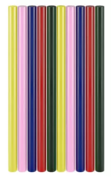 GOOBAY ράβδοι σιλικόνης 77856, Φ11mm x 200mm, διάφορα χρώματα, 10τμχ