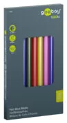 GOOBAY ράβδοι σιλικόνης 77856, Φ11mm x 200mm, διάφορα χρώματα, 10τμχ 7