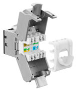 GOOBAY Keystone module RJ45 77943, CAT 6A STP, slim, toolfree, ασημί/μαύρο 7 GOOBAY Keystone module RJ45 77943, CAT 6A STP, slim, toolfree, ασημί/μαύρο 2