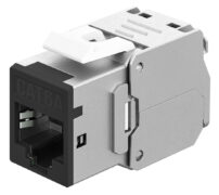 GOOBAY Keystone module RJ45 77943, CAT 6A STP, slim, toolfree, ασημί/μαύρο 2 GOOBAY Keystone module RJ45 77943, CAT 6A STP, slim, toolfree, ασημί/μαύρο 1