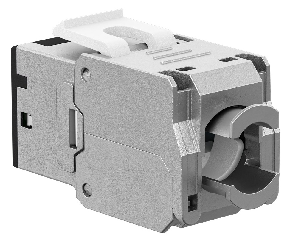 GOOBAY Keystone module RJ45 77943, CAT 6A STP, slim, toolfree, ασημί/μαύρο 6 GOOBAY Keystone module RJ45 77943, CAT 6A STP, slim, toolfree, ασημί/μαύρο - Image 4