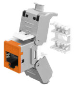 GOOBAY Keystone module RJ45 77947, CAT 6A STP, slim, toolfree, ασημί/πορτοκαλί 8 GOOBAY Keystone module RJ45 77947, CAT 6A STP, slim, toolfree, ασημί/πορτοκαλί 3