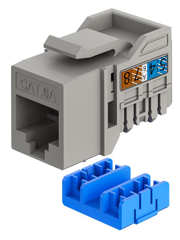 GOOBAY Keystone module RJ45 77951, CAT 6A UTP, slim & short, toolfree, γκρι 5 GOOBAY Keystone module RJ45 77951, CAT 6A UTP, slim & short, toolfree, γκρι - Image 3