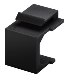 GOOBAY κάλυμμα προστασίας για θύρα Keystone 79990, μαύρο, 4τμχ