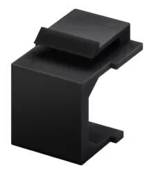GOOBAY κάλυμμα προστασίας για θύρα Keystone 79990, μαύρο, 4τμχ