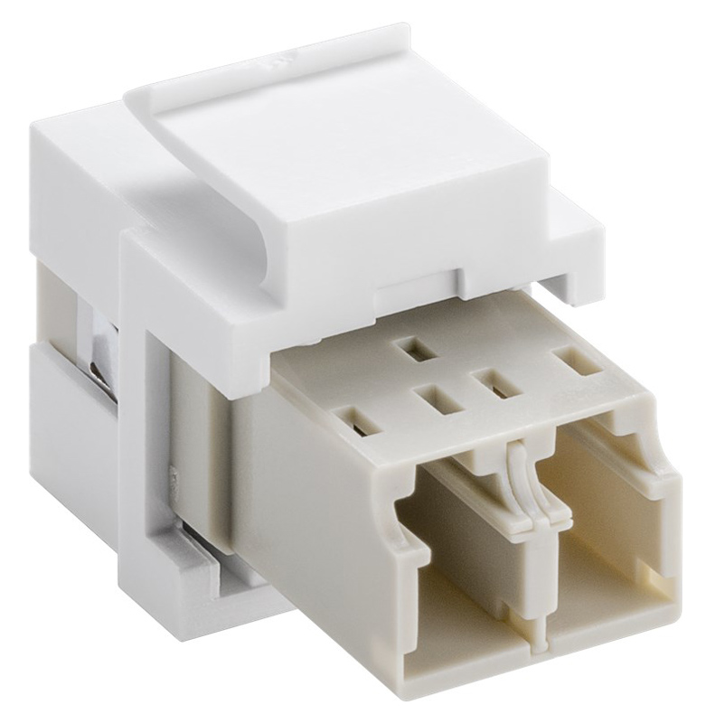 GOOBAY Keystone module οπτικής ίνας 80000, 2x LC-Duplex, λευκό 4 GOOBAY Keystone module οπτικής ίνας 80000, 2x LC-Duplex, λευκό - Image 2