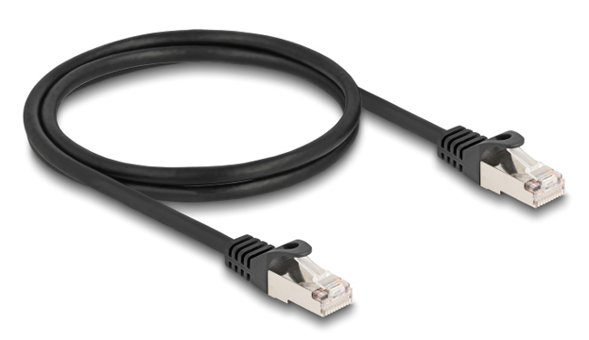 DELOCK καλώδιο RJ50 80187, S/FTP, 26 AWG, 1m, μαύρο 3 DELOCK καλώδιο RJ50 80187, S/FTP, 26 AWG, 1m, μαύρο
