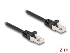 DELOCK καλώδιο RJ50 80188, S/FTP, 26 AWG, 2m, μαύρο 2