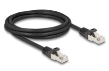 DELOCK καλώδιο RJ50 80188, S/FTP, 26 AWG, 2m, μαύρο