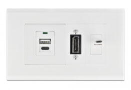 DELOCK module βάση πρίζας Easy 45 81316, 130 x 80 mm, λευκό 2