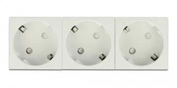DELOCK τριπλό module πρίζας ρεύματος Easy 45 81323, 45°, 45x45mm, 5τμχ 7 DELOCK τριπλό module πρίζας ρεύματος Easy 45 81323, 45°, 45x45mm, 5τμχ 2