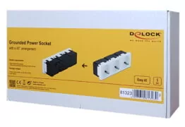 DELOCK τριπλό module πρίζας ρεύματος Easy 45 81323, 45°, 45x45mm, 5τμχ 8 DELOCK τριπλό module πρίζας ρεύματος Easy 45 81323, 45°, 45x45mm, 5τμχ 3