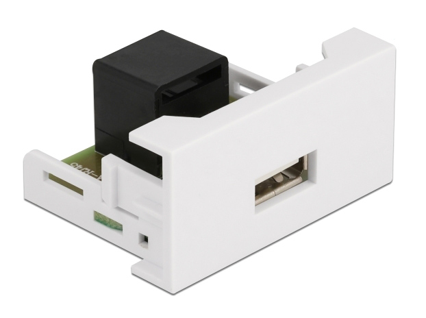 DELOCK module USB σε RJ45 Easy 45 81344, 22.5x45mm, λευκό 3 DELOCK module USB σε RJ45 Easy 45 81344, 22.5x45mm, λευκό