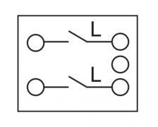 DELOCK module διακόπτης Easy 45 81360, μονός, 2-pole, 1-way, λευκός 2