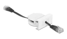 DELOCK module καλώδιο RJ45 Easy 45 81361 Cat.5e, ανασυρόμενο 50cm, μαύρο