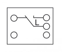 DELOCK module διακόπτης Easy 45 81362, μονός, 1-pole, 2-way, λευκός 2