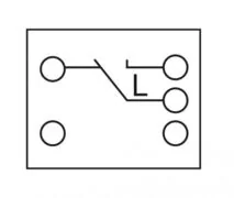 DELOCK module διακόπτης Easy 45 81362, μονός, 1-pole, 2-way, λευκός 2