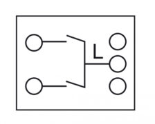 DELOCK module διακόπτης Easy 45 81363, διπλός, 1-pole, 1-way, λευκός 2