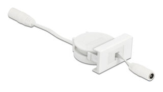 DELOCK module καλώδιο τροφοδοσίας Easy 45 81376, ανασυρόμενο 50cm, λευκό 1 DELOCK module καλώδιο τροφοδοσίας Easy 45 81376, ανασυρόμενο 50cm, λευκό