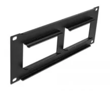DELOCK patch panel Easy 45 81379, 10", 2U, 90.5x45.2mm x2, μαύρο 6 DELOCK patch panel Easy 45 81379, 10", 2U, 90.5x45.2mm x2, μαύρο 2