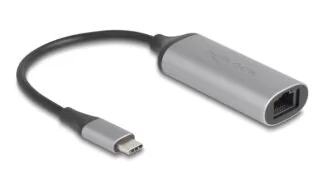 DELOCK αντάπτορας δικτύου 81570, USB-C, 5Gbps Ethernet, ασημί 1