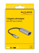 DELOCK αντάπτορας δικτύου 81571, USB, 5Gbps Ethernet, ασημί 5 DELOCK αντάπτορας δικτύου 81571, USB, 5Gbps Ethernet, ασημί 2