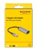 DELOCK αντάπτορας δικτύου 81571, USB, 5Gbps Ethernet, ασημί 2