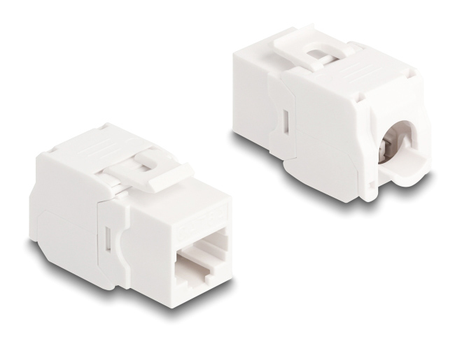 DELOCK Keystone module 86051, RJ45 σε LSA, Cat.6A UTP, λευκό, 4τμχ 5 DELOCK Keystone module 86051, RJ45 σε LSA, Cat.6A UTP, λευκό, 4τμχ - Image 3