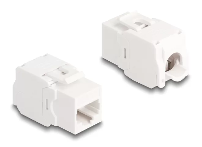 DELOCK Keystone module 86051, RJ45 σε LSA, Cat.6A UTP, λευκό, 4τμχ 5 DELOCK Keystone module 86051, RJ45 σε LSA, Cat.6A UTP, λευκό, 4τμχ - Image 3