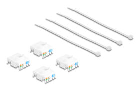 DELOCK Keystone module 86051, RJ45 σε LSA, Cat.6A UTP, λευκό, 4τμχ 9 DELOCK Keystone module 86051, RJ45 σε LSA, Cat.6A UTP, λευκό, 4τμχ 4