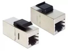 86204 Ασημί Keystone Module Rj45 Cat 5E Stp