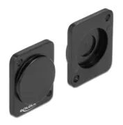 DELOCK κάλυμμα 86791 για D-Type υποδοχές, μεταλλικό, μαύρο 1