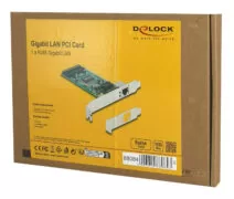DELOCK κάρτα επέκτασης PCI σε 1x RJ45 Gigabit 88084, 1000Mbps 4