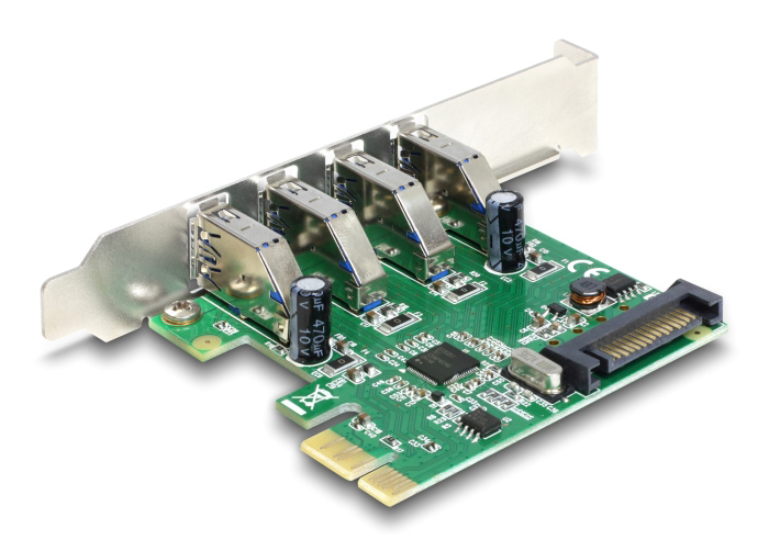 DELOCK κάρτα επέκτασης PCI Express x1 σε 4x USB 89360, 5 Gbps 5 DELOCK κάρτα επέκτασης PCI Express x1 σε 4x USB 89360, 5 Gbps - Image 3