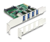 DELOCK κάρτα επέκτασης PCI Express x1 σε 4x USB 89360, 5 Gbps 1 DELOCK κάρτα επέκτασης PCI Express x1 σε 4x USB 89360, 5 Gbps