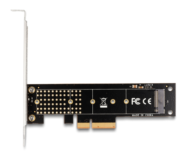 DELOCK κάρτα επέκτασης PCIe x4 σε M.2 M Key 110mm 89836, NVMe 4 DELOCK κάρτα επέκτασης PCIe x4 σε M.2 M Key 110mm 89836, NVMe - Image 2