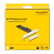 DELOCK κάρτα επέκτασης PCIe x4 σε M.2 M Key 110mm 89836, NVMe 9 DELOCK κάρτα επέκτασης PCIe x4 σε M.2 M Key 110mm 89836, NVMe 4