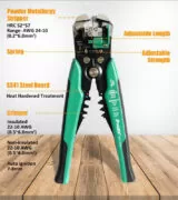 PROSKIT αυτόματη πρέσα ακροδεκτών 8PK-371D με απογυμνωτή, 210mm 3