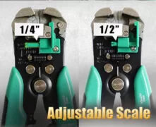 PROSKIT αυτόματη πρέσα ακροδεκτών 8PK-371D με απογυμνωτή, 210mm 6