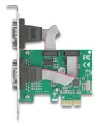 DELOCK κάρτα επέκτασης PCIe σε 2x RS-232 90007, 921.6Kbps 3