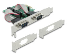 DELOCK κάρτα επέκτασης PCIe σε 2x RS-232 90007, 921.6Kbps 1 DELOCK κάρτα επέκτασης PCIe σε 2x RS-232 90007, 921.6Kbps