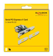 DELOCK κάρτα επέκτασης PCIe σε 2x RS-232 90007, 921.6Kbps 9 DELOCK κάρτα επέκτασης PCIe σε 2x RS-232 90007, 921.6Kbps 4