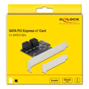 DELOCK κάρτα επέκτασης PCIe σε 4x SATA 90010, 6Gb/s, Low Profile 7 DELOCK κάρτα επέκτασης PCIe σε 4x SATA 90010, 6Gb/s, Low Profile 3